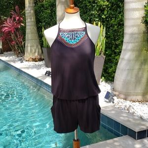 NWOT Nanette Lepore Romper S Black